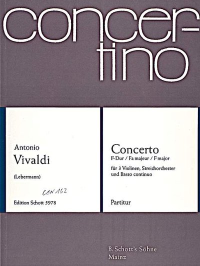 DL: A. Vivaldi: Concerto F-Dur (Part.)