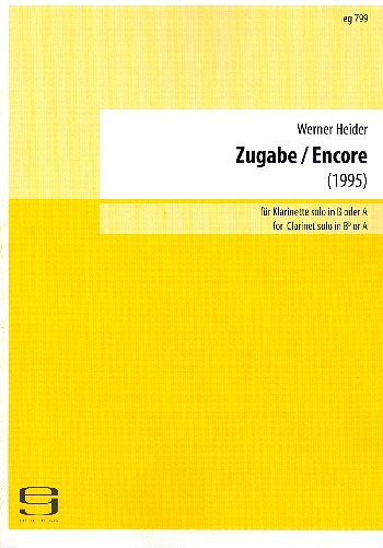 W. Heider: Zugabe - Encore, Klar
