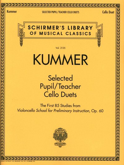 F.A. Kummer: Selected Pupil/Teacher Cello Duets, 2Vc (Sppa)