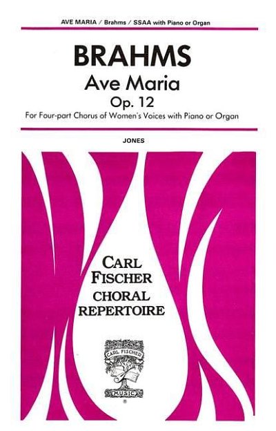 J. Brahms: Ave Maria, Ch (Chpa)