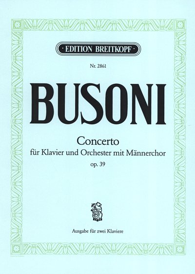 F. Busoni: Concerto op. 39 BusWV 247, 2Klav (KA)