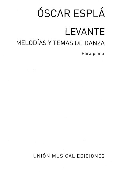 Levante Melodias Y Temas De Danza Piano, Klav
