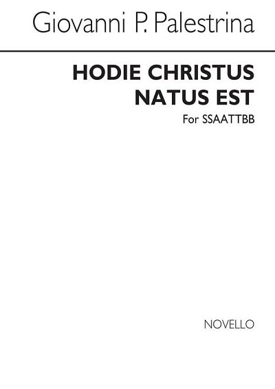 G.P. da Palestrina: Hodie Christus natus est, 2Gch (Chpa)