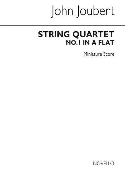 J. Joubert: String Quartet No.1 In A Flat (Miniature Score)