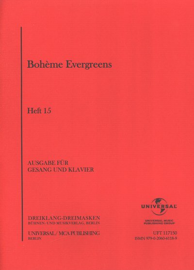 Bohème Evergreens, Heft 15, GesKlav