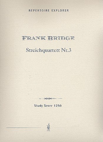 F. Bridge: Streichquartett Nr. 3, 2VlVaVc (Pa+St)