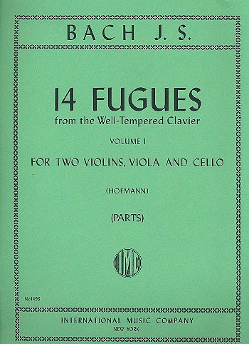 J.S. Bach: 14 Fugues Vol. 1, 2VlVaVc (Stsatz)