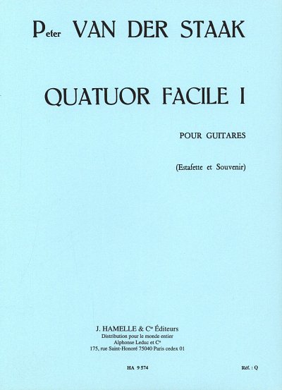P. van der Staak: Quatuor Facile 1, 4Git (Part.)