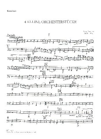 A. Bruckner: 4 kleine Orchesterstücke, Sinfo (KB)