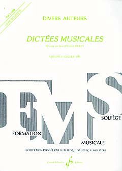 J. Jollet: DICTÉES MUSICALES - Volume 1 - Professeur (Bu)