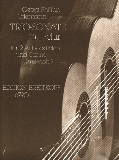 G.P. Telemann: Triosonate F-Dur, 2AbflGit;Va (Stsatz)