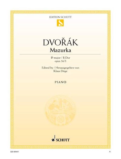 A. Dvořák: Mazurka en si bémol majeur