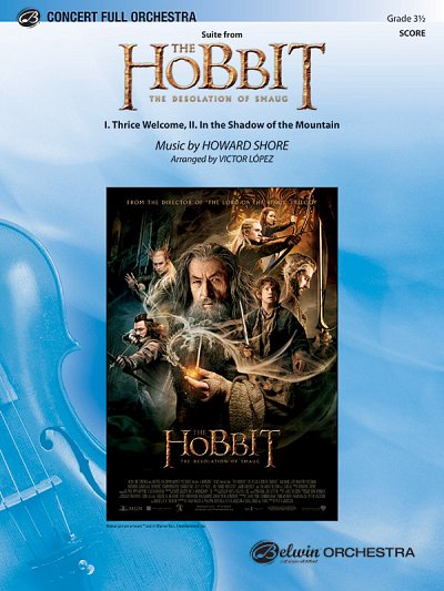 H. Shore: Suite from The Hobbit: The Desolati, Sinfo (Pa+St)