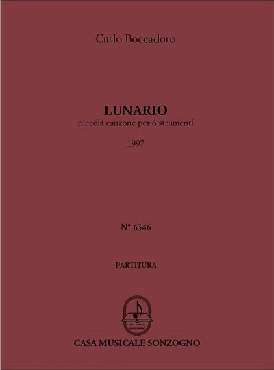 C. Boccadoro: Lunario (Part.)