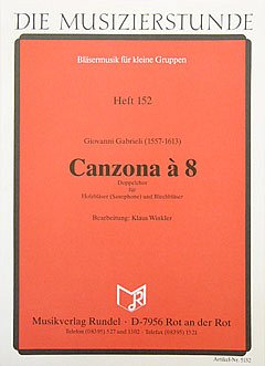 G. Gabrieli: Canzona A 8 Musizierstunde 152~Blaesermusik In 
