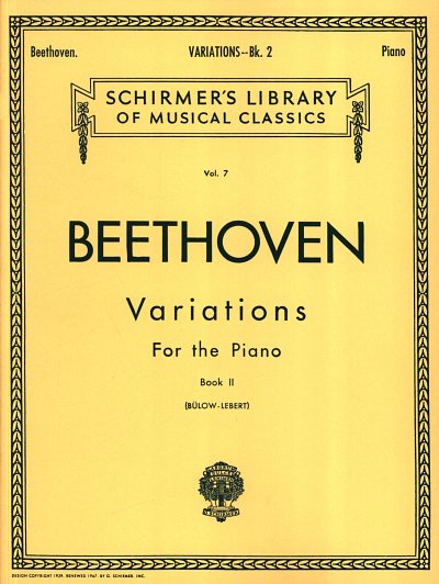 L. v. Beethoven: Variations - Book 2, Klav