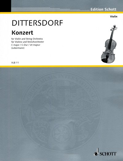 C. Ditters v. Ditter: Konzert C-Dur Krebs 157, VlStro (KASt)