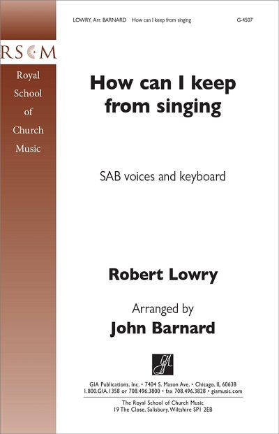 How Can I Keep from Singing, Gch3;Klv (Chpa)