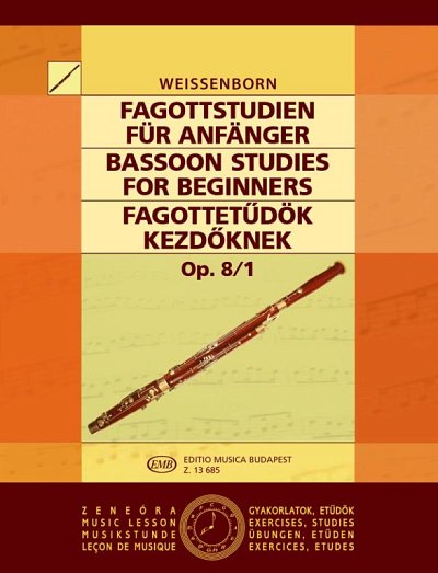 J. Weissenborn: Fagottstudien für Anfänger 1 op. 8/1, Fag