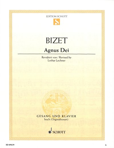 G. Bizet: Agnus Dei, GesHKlav