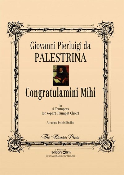 G.P. da Palestrina: Congratulamini Mihi, 4Trp (Pa+St)