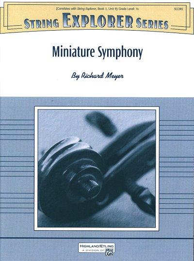 R. Meyer: Miniature Symphony, Stro (Part.)