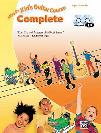 R. Manus: Alfred's Kid's Guitar Course Comple, Git (+CD+DVD)