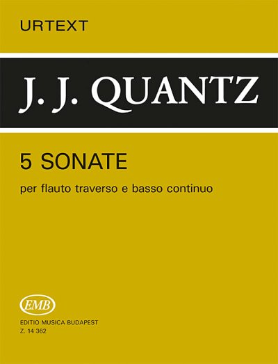 J.J. Quantz: 5 Sonate, FlBc (KlavpaSt)