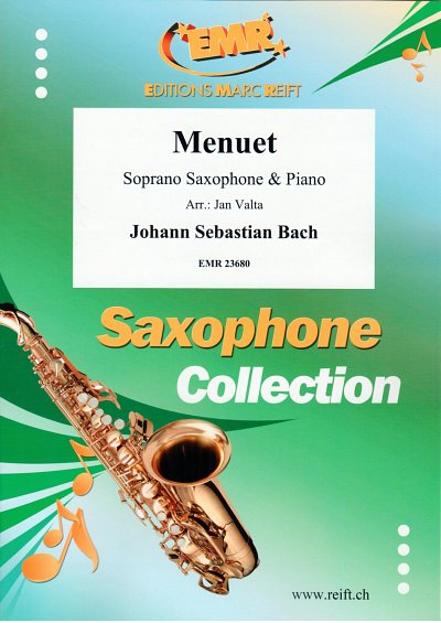 J.S. Bach: Menuet, SsaxKlav