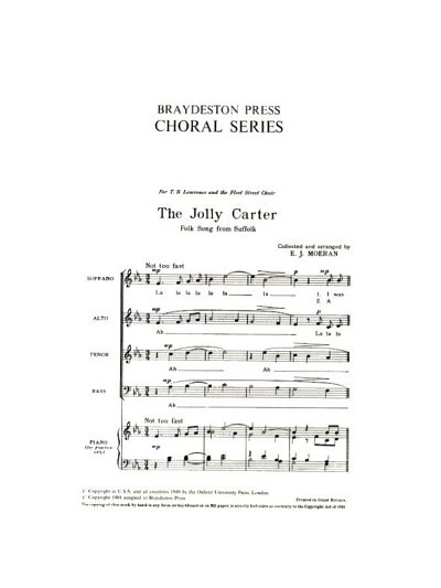 E.J. Moeran: The Jolly Carter, GCh4 (Chpa)
