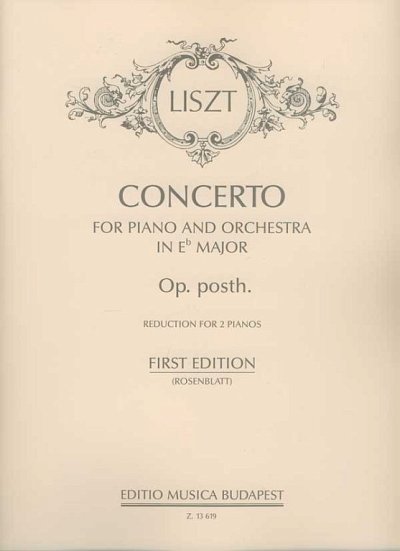F. Liszt: Piano Concerto in E flat major, op. post.