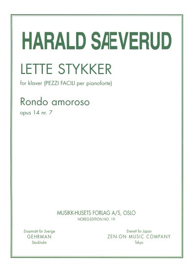 Saeverud Harald: Rondo Amoroso Op 14/7 (Lette Stykker)