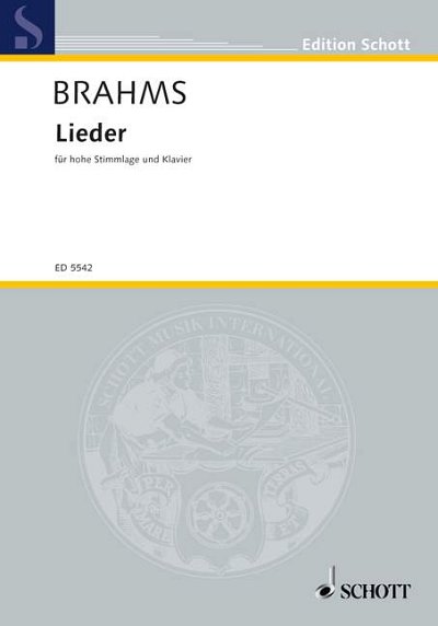 DL: J. Brahms: Lieder, GesHKlav