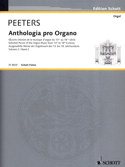 F. Peeters: Anthologia pro Organo Band 2, Org