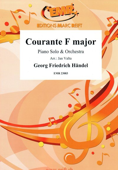 G.F. Händel: Courante F Major, KlavOrch