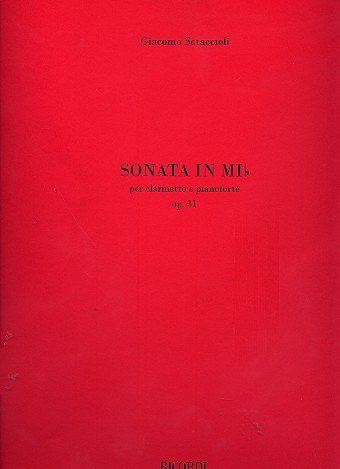 Sonata In Mi Bem. Op. 31 (Part.)