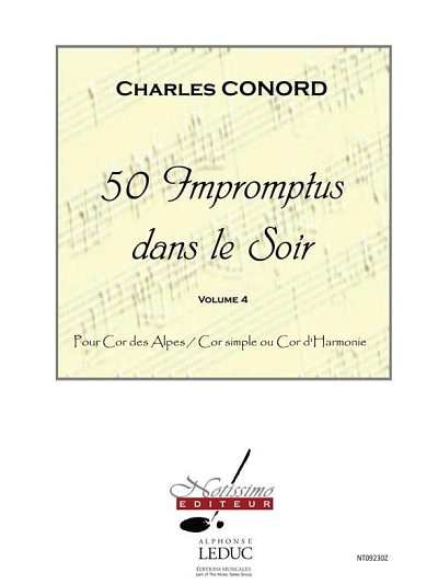 50 Impromptus Dans Le Soir Cor Des Alpes Vol 4 (Bu)