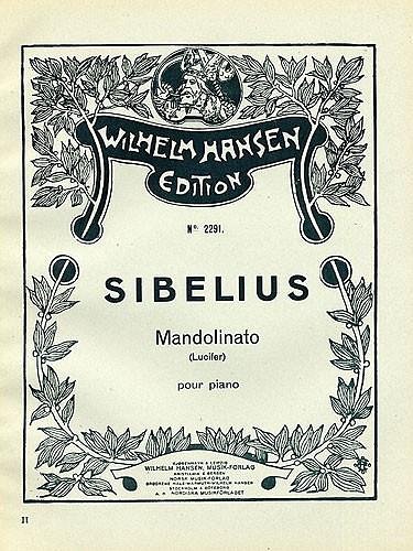 J. Sibelius: Mandolinato, Klav