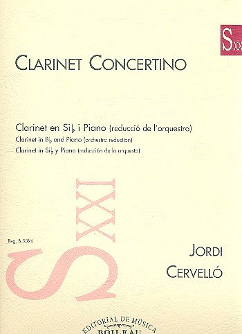 J. Cervelló: Concertino for clarinet and orchestra