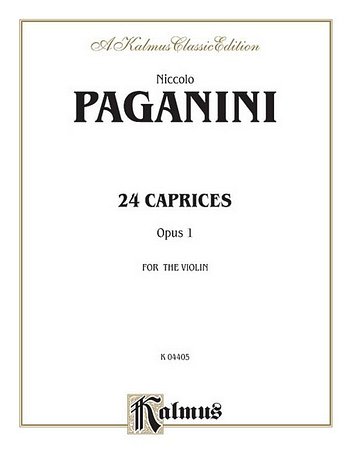 N. Paganini: Twenty-four Caprices, Op. 1, Viol
