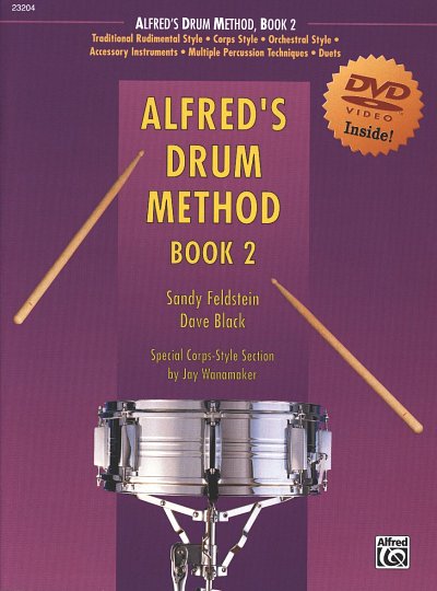 S. Feldstein: Alfred's Drum Method 2, Drst (+DVD)