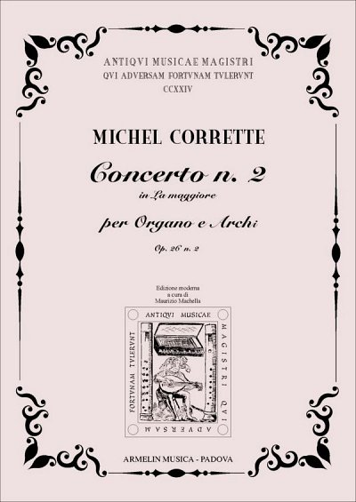M. Corrette: Concerto No. 2, OrgOrch (Pa+St)