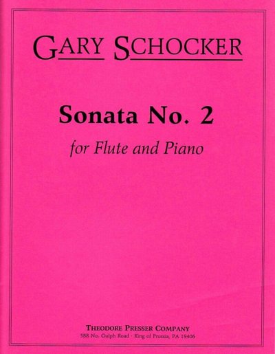 G. Schocker: Sonata No. 2 op. 32, FlKlav (Pa+St)
