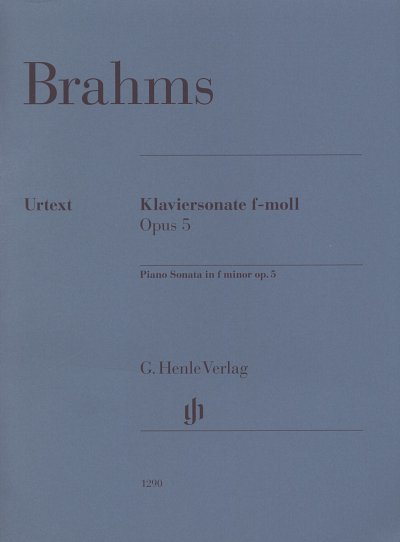 AQ: J. Brahms: Klaviersonate f-Moll op. 5, Klav (B-Ware)