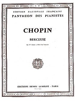 F. Chopin: Berceuse Op.57, Klav