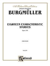 Johann Burgmüller, Burgmüller, Johann: Burgmüller: Eighteen Characteristic Studies, Op. 109