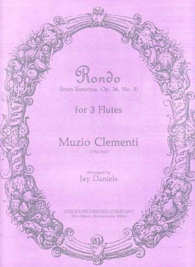 M. Clementi: Rondo op. 36/5, 3Fl (Pa+St)