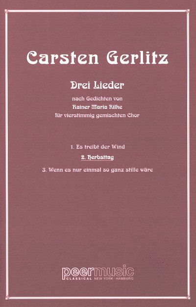 C. Gerlitz: Herbsttag (Rilke)