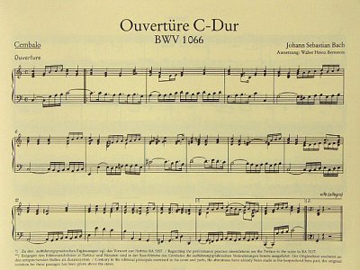J.S. Bach: Ouvertüre (Orchestersuite) C-Dur BWV 1066