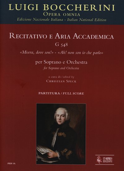 L. Boccherini: Recitativo e Aria accademic, GesSOrch (Part.)
